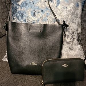 Coach crossbody w/ matching wallet